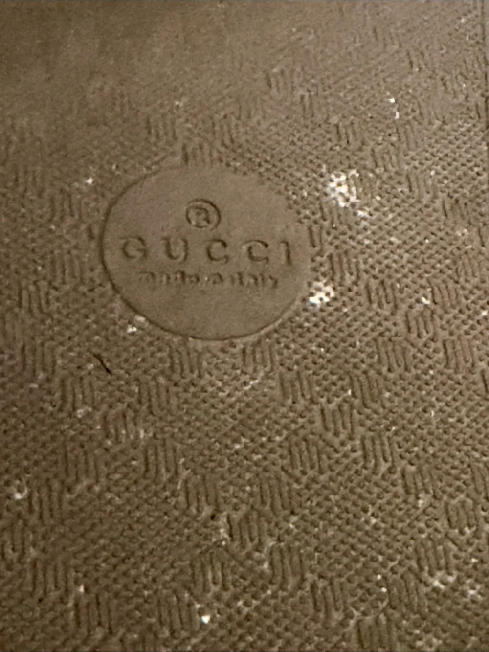 Black Gucci Slide Sandals with Embossed Double G Logo